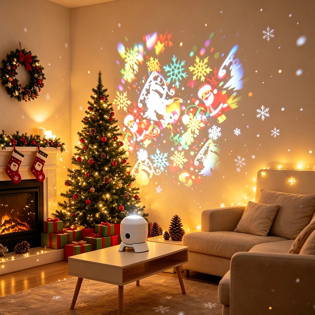 FestiveGlow™ – Świąteczny Projektor LED