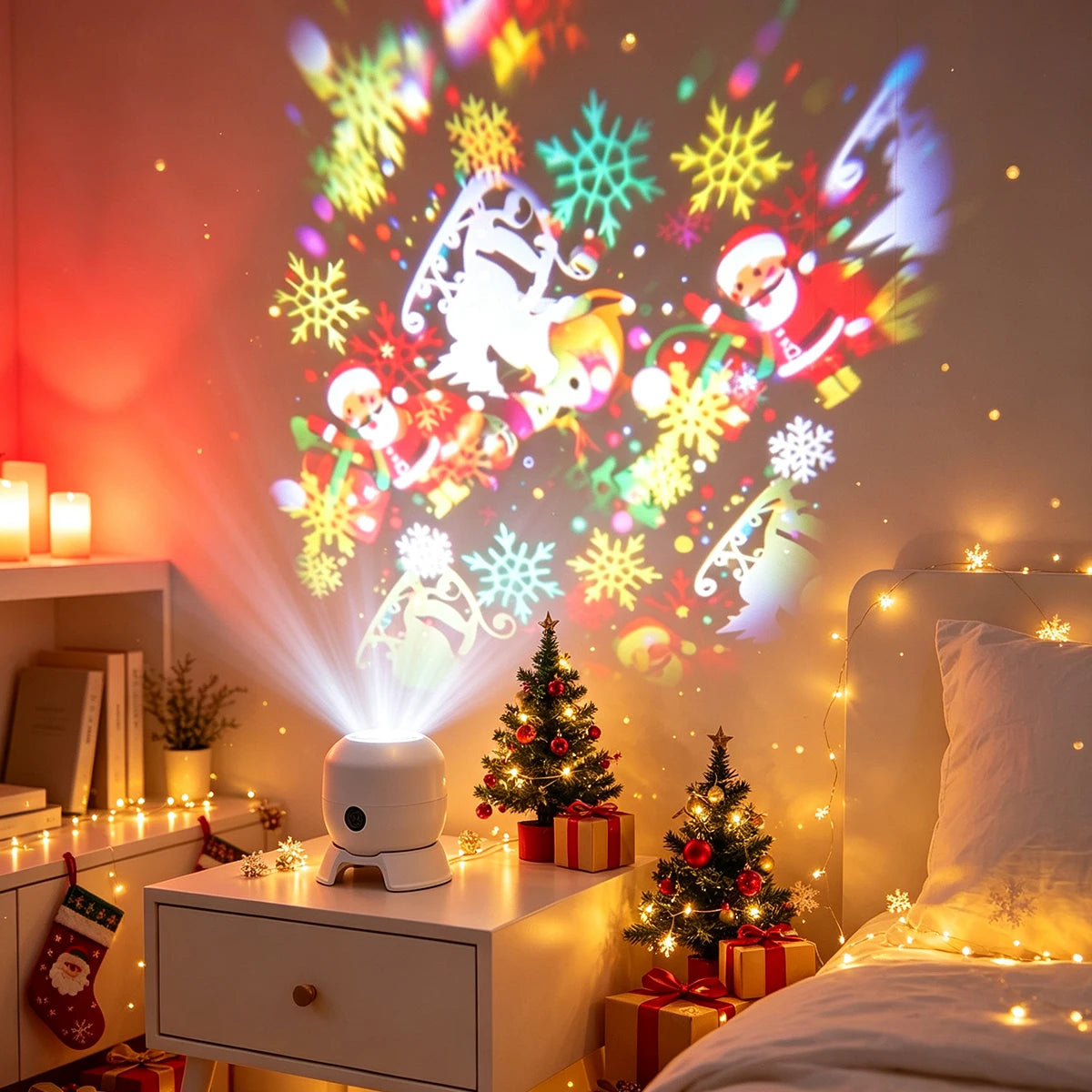 FestiveGlow™ – Świąteczny Projektor LED