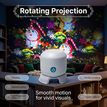 FestiveGlow™ – Świąteczny Projektor LED